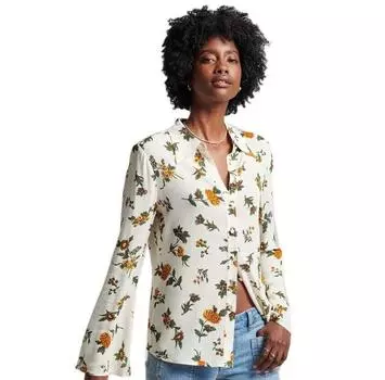 Superdry Studios Seventies рубашка с длинным рукавом 2XS