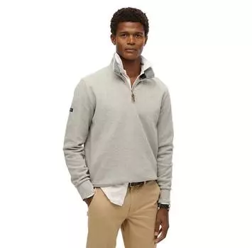 Superdry Свитер с полумолнией Core Pique Henley XL