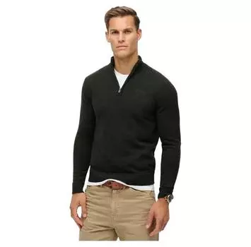 Superdry Свитер с полумолнией Essential Embroidered 2XL