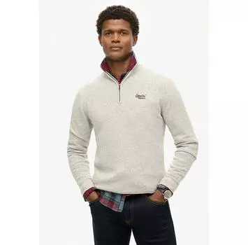 Superdry Свитер с полумолнией Essential Embroidered L