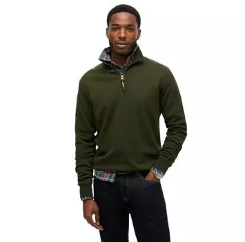 Superdry Свитер с полумолнией Utility Logo Henley S