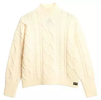 Superdry Свитер с высоким воротом Cable XS