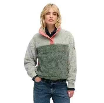 Superdry Свитер Super Soft Mash Up Henley 2XS