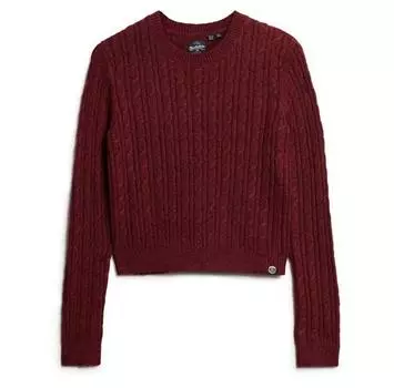 Superdry Свитер Свитер Fitted Cable XL