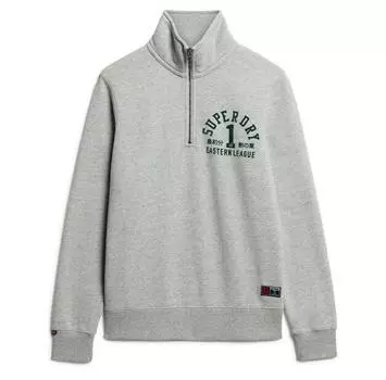 Superdry Track & Field Graphic half zip свитшот XL