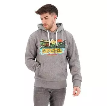 Superdry Travel Postcard Graphic худи S