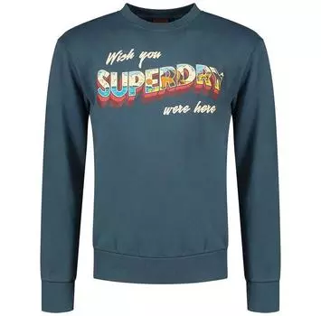 Superdry Travel Postcard Graphic свитшот 2XL