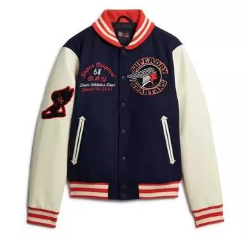 Superdry Varsity Patched bomber куртка S