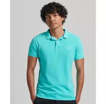 Superdry Vint Destroy поло с короткими рукавами L