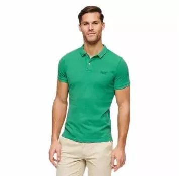 Superdry Vint Destroy поло с короткими рукавами L