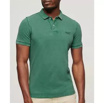 Superdry Vint Destroy поло с короткими рукавами S