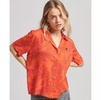 Superdry Vintage Beach Resort рубашка 2XS