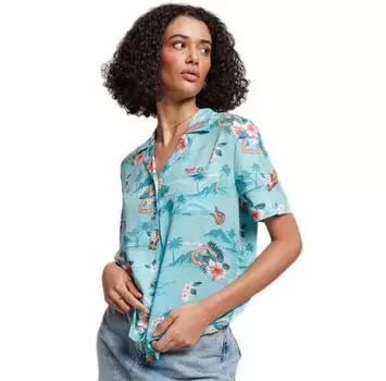Superdry Vintage Beach Resort рубашка с коротким рукавом M
