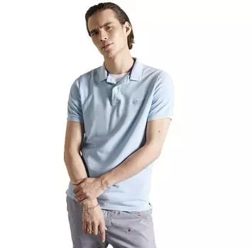 Superdry Vintage Destroy поло с короткими рукавами S