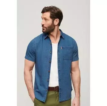 Superdry Vintage Loom рубашка с коротким рукавом S