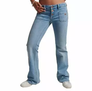 Superdry Vintage Low Rise Slim Flare джинсы 28/32