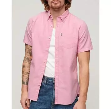 Superdry Vintage Oxford рубашка с коротким рукавом S