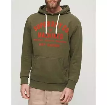 Superdry Workwear Flock Graphic худи S