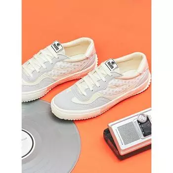Superga X Zebisco 2837 Узор ласточки светло-серый белый S7123mwa1v 220