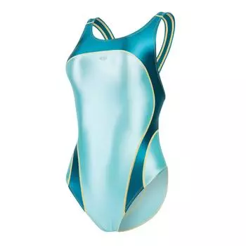 Суперглянцевый гоночный купальник Arc Competitive [LEOHEX] (Зеленый, Л)