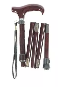 Суперлегкая 190 г полностью карбоновая компактная складная телескопическая трость 22 см короткая для вина PC14 (для людей)/Темный