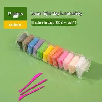 Суперлегкая глина: Красочный самодельный пластилин для детей и учеников