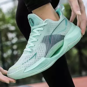 Суперлегкие баскетбольные кроссовки мужские легкие профессиональные тренировочные боевые флуоресцентные амортизирующие спортивные кроссовки 45