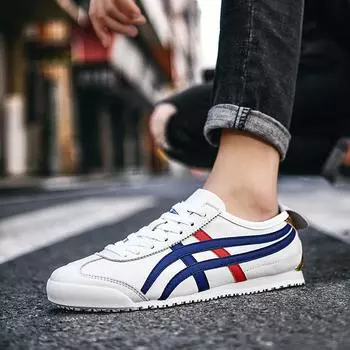 Суперлегкие кроссовки из натуральной кожи с верхним слоем Cortez, износостойкие нескользящие летние новые повседневные модные кроссовки 36