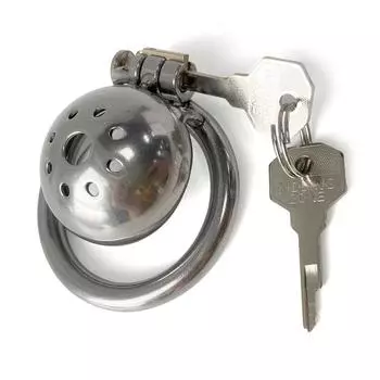 Супермаленькая короткая клетка из нержавеющей стали 304 со скрытым замком 40mm without catheter