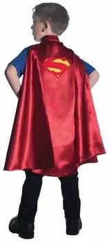 Superman Deluxe Cape Kids Costume Unisex Length 75cm