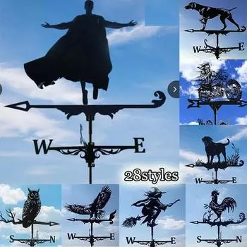 Супермен Ведьма Собака Орел Монстр Флюгер Садовое Украшение