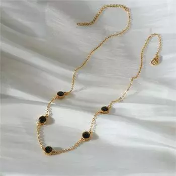 Супермодное геометрическое ожерелье для женщин с нишевым дизайном, высококачественная цепочка на ключицу