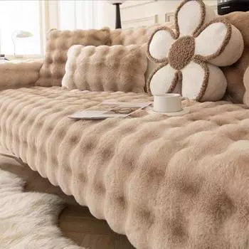 Супермягкая бархатная бархатная подушка с кроликом, теплая бархатная подушка для дивана, зимняя утепленная массажная подушка для дивана, новое тканевое полотенце. 70*70