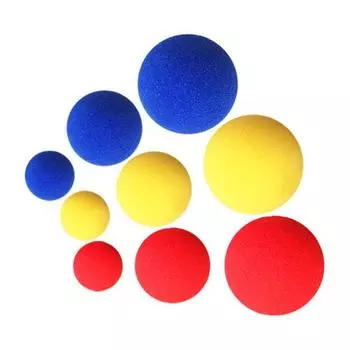 Супермягкая губка, фокусы, иллюзия, появляющийся/исчезающий красный губчатый шар 4.5cm красный