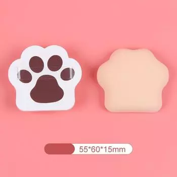 Супермягкая пудра-пуховка, тональная основа, крем-пуховка, косметика, новая губка для макияжа коричневый