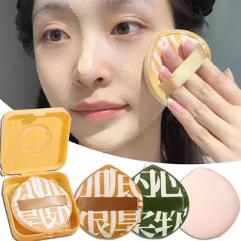 Супермягкие косметические слойки, большие ватные конфеты, бархатная пудра, жидкая пудра для макияжа, губка для тонального крема, косметические инструменты, спонж для влажного и сухого использования