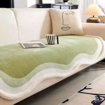 Супермягкие плюшевые чехлы для секционных диванов, пушистые, нескользящие чехлы для диванов, чехлы для мебели, подушки, коврики для защиты от неровностей 70X70