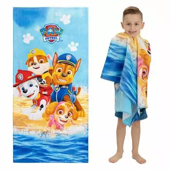 Супермягкое хлопковое полотенце Franco Kids x Paw Patrol для ванны/бассейна/пляжа 58 28