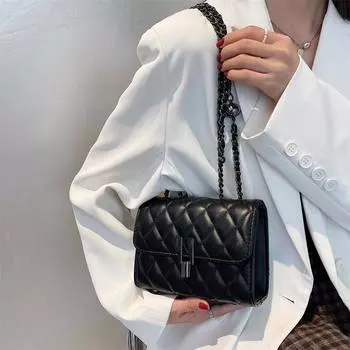 Суперпопулярная маленькая квадратная сумка для женщин в Instagram, новая модная летняя мини-сумка с цепочкой в виде ромба