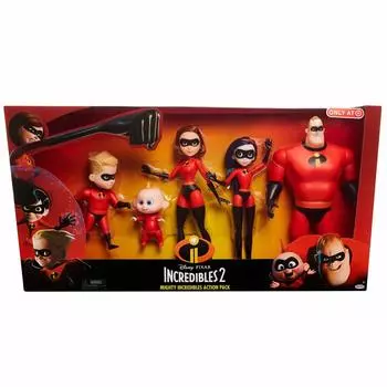 Суперсемейка Семья 12 дюймов Набор из 5 фигурок Disney Pixar Суперсемейка Суперсемейка Эластика Вайолет Дэш Джек Джек Мистер. Мистер.