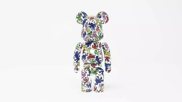 Суперсплав КИТ ХАРИНГ Кит Харинг Bearbrick Высота 145 мм BE@RBRICK прибл.