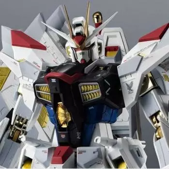 Суперсплавный Mighty Strike Freedom Gundam 188 мм окрашенная подвижная фигурка приблизительно. АБС и ПВХ и литье под давлением