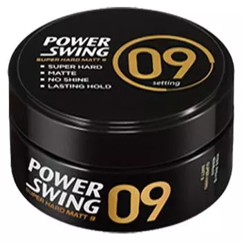 Супертвердый матовый воск Power Swing для мизансцен 9, 80 г, 1 шт.