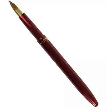 Supervised by Kumano Rokkakukan Sakurado Portable Lip Brush Round Brush Weasel Hair Draw clean lines right down to the edges of your lips ARRLS-4 100%