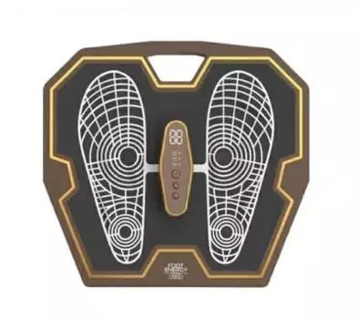 Supervised by Naoki Hosaka Foot Energy Pro Foot EMS Machine Medium Frequency Low Frequency Foot Training Muscle Training Exercise Remote Control коричневый