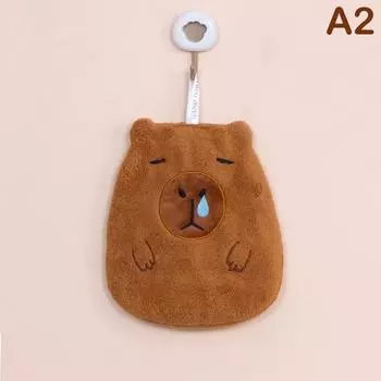 Супервпитывающее милое полотенце для рук с капибарой, бытовое полотенце из микрофибры для кухни, высокоэффективное полотенце для чистки посуды, кухонный инструмент