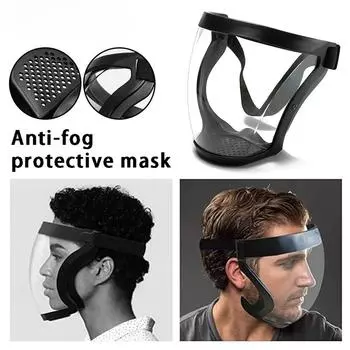 Суперзащитный противотуманный щиток для лица унисекс Hd прозрачный анфас многоразовый защита для глаз, носа, рта red