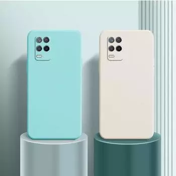 Супержидкий силиконовый мягкий чехол для телефона, чехол для OPPO Realme 9 Pro Plus 9i 8i 8 5G 8 Pro GT Master GT NEO 2 2T 3 3T, сверхпрочный, устойчив к падениям Realme GT Neo 3T белый