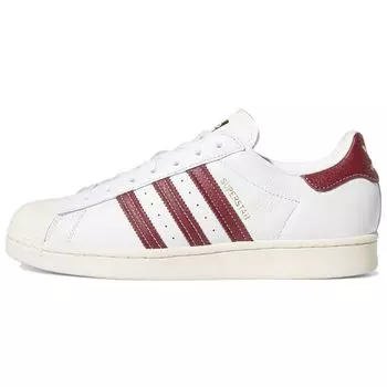 Кроссовки унисекс adidas Superstar Белые Бордовый Колледж Золотая Фольга Облачно-Белый GZ1603 36