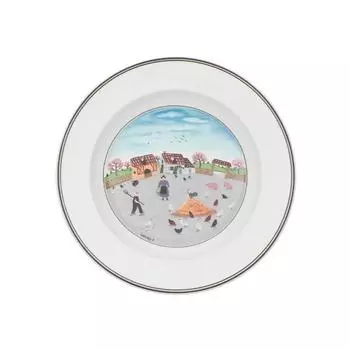 Суповая тарелка Villeroy & Boch Design Naif Huhnerhof